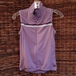 Novara Women's Small Purple Bicycling Jersey Striped Tank Biking Bike Riding